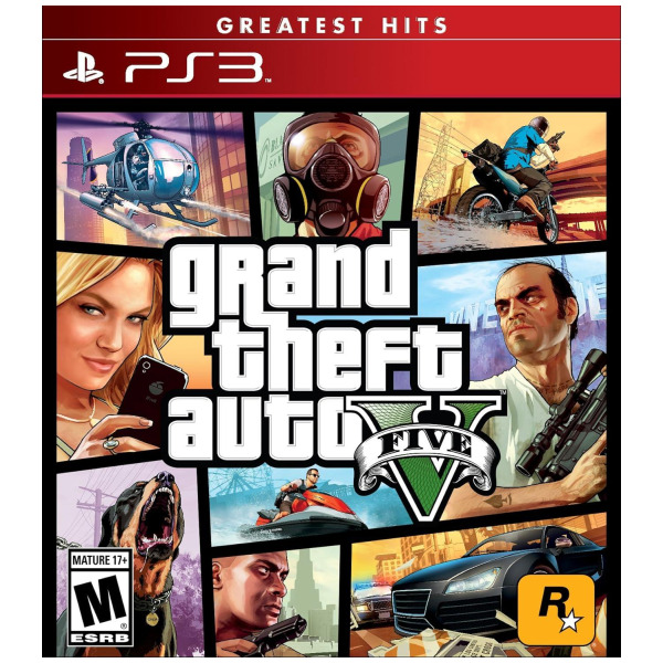 ps3 60G ジャンク品 GTAV入り Grand Theft Auto V Greatest Hits - PlayStation 3 PS3 - Used - Disc