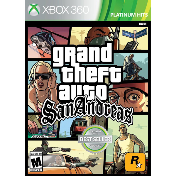 Grand Theft Auto San Andreas - Xbox 360 - Used - Disc Only