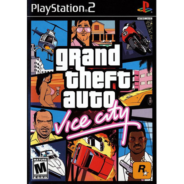 Jeu PS2 Grand Theft Auto : Vice City - Avec Notice - Disque Testé Fonctionnel - Etat Correct