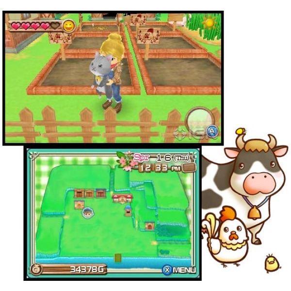 Alternative view of Harvest Moon A New Beginning - Nintendo 3DS