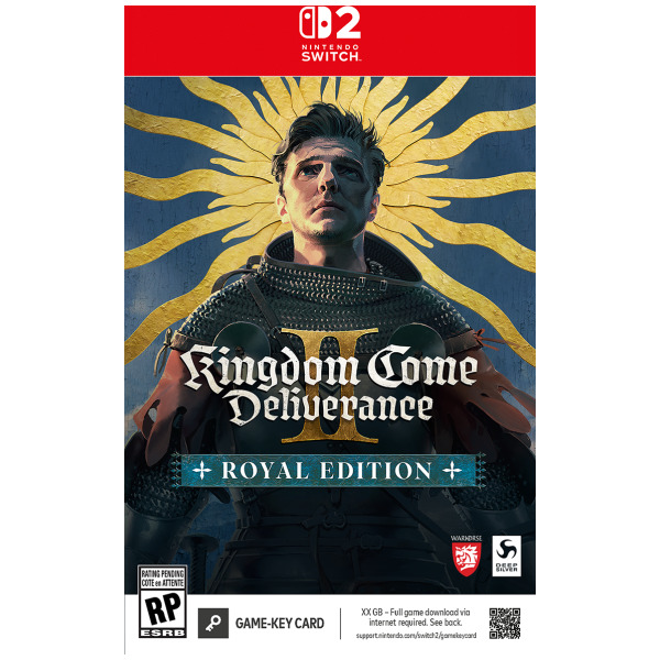 Kingdom Come Deliverance II Royal Edition (Game-Key Card) - Switch 2 PREORDER - ESTIMATED SHIP DATE DEC 31 2027