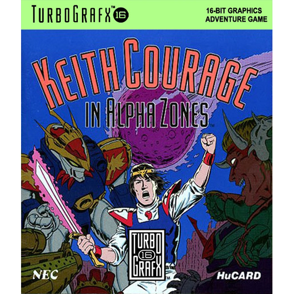 Keith Courage - Turbografx-16 - Used - Cart Only