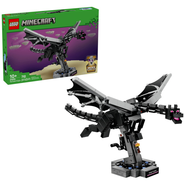 Alternative view of Minecraft The Ender Dragon LEGO Set (21595)