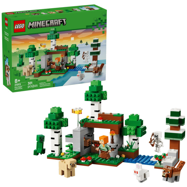 Alternative view of Minecraft First Night Adventure LEGO Set (21593)
