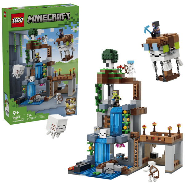 Alternative view of Minecraft Ghast Station LEGO Set (21597)