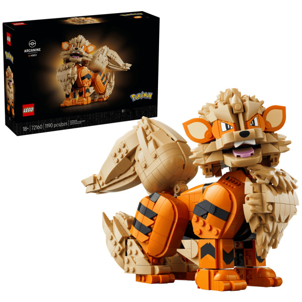 Alternative view of Pokemon Arcanine LEGO Set (72160)