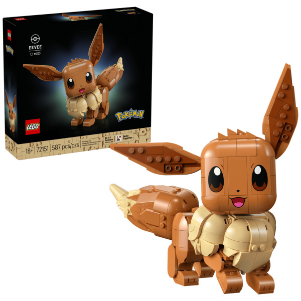 Alternative view of Pokemon Eevee LEGO Set (72151)