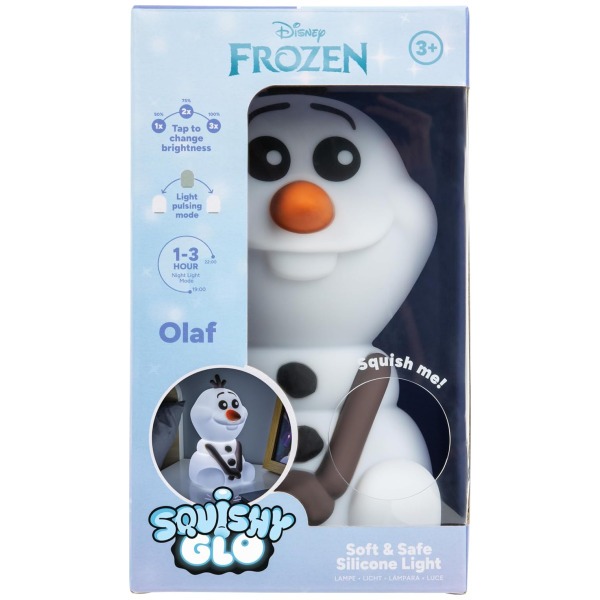 Disney's Frozen Olaf SquishyGlo 7.5" Silicone Light - CLEARANCE OPEN BOX - READ DESCRIPTION