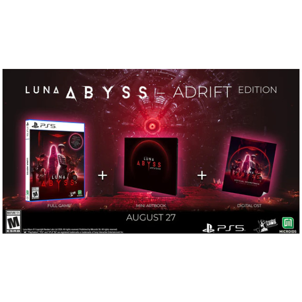 Alternative view of Luna Abyss Adrift Edition - PlayStation 5 PS5 PREORDER - ESTIMATED SHIP DATE AUG 27 2026