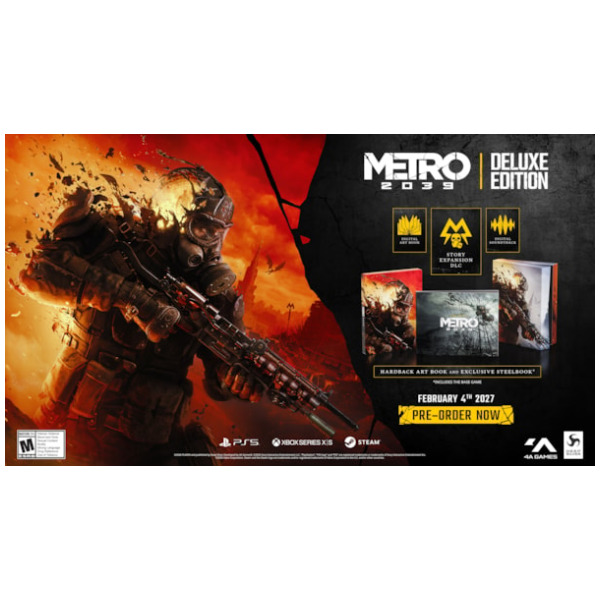 Alternative view of Metro 2039 Deluxe Edition - PlayStation 5 PS5 PREORDER - ESTIMATED SHIP DATE FEB 4 2027