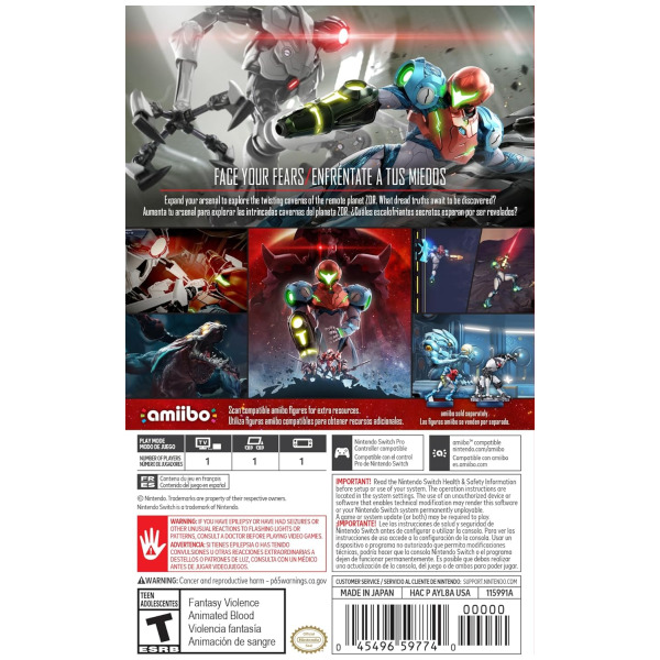 Metroid Dread Switch PNP Games Online Store