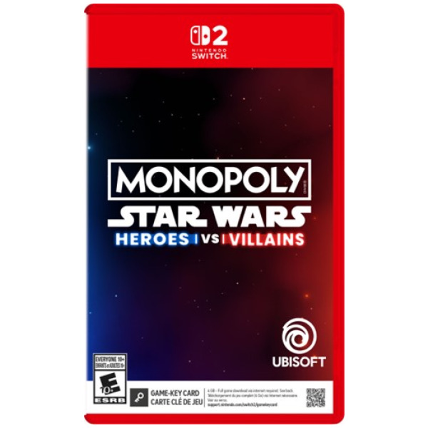 Monopoly Star Wars Heroes VS Villains (Game-Key Card) - Switch 2 PREORDER - ESTIMATED SHIP DATE JUN 11 2026