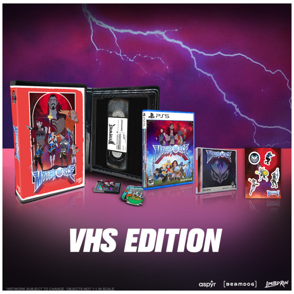 MYTHFORCE VHS Edition PS4 - Neuf Sous Blister - Multilingue (EN/FR/DE/ES/IT) - Limited Run