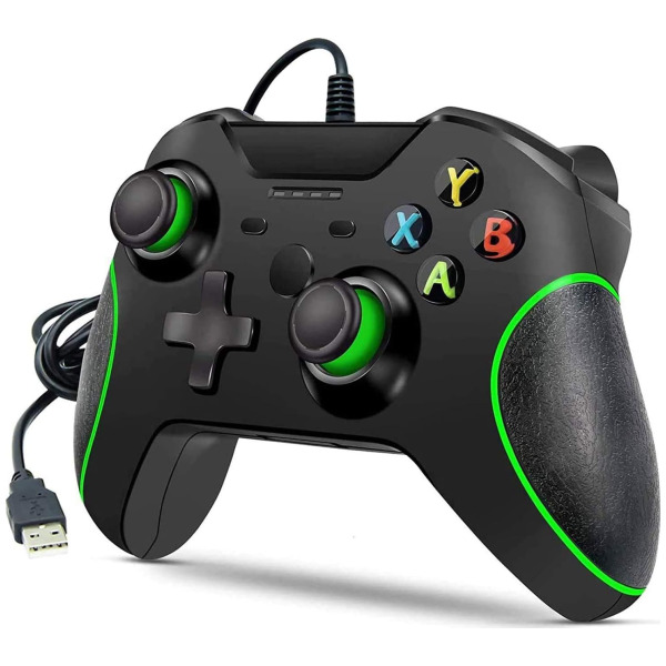 Alternative view of Black Wired XB360 Controller - CLEARANCE OPEN BOX - READ DESCRIPTION