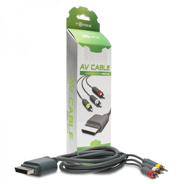 Xbox 360 AV Audio Video Cable [Tomee] - CLEARANCE OPEN BOX - READ DESCRIPTION