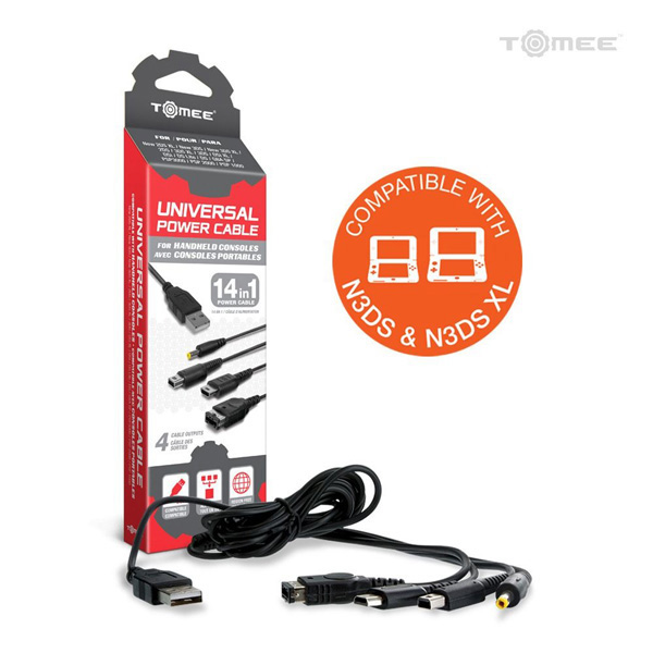 14-In-1 Handhelds USB Charging Cable (2DS/3DS/DSi/DSi/Gba Sp/Psp)