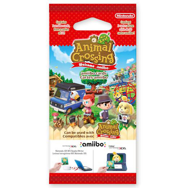 Animal Crossing Welcome Amiibo Card Pack (3 Cards) (EU Import