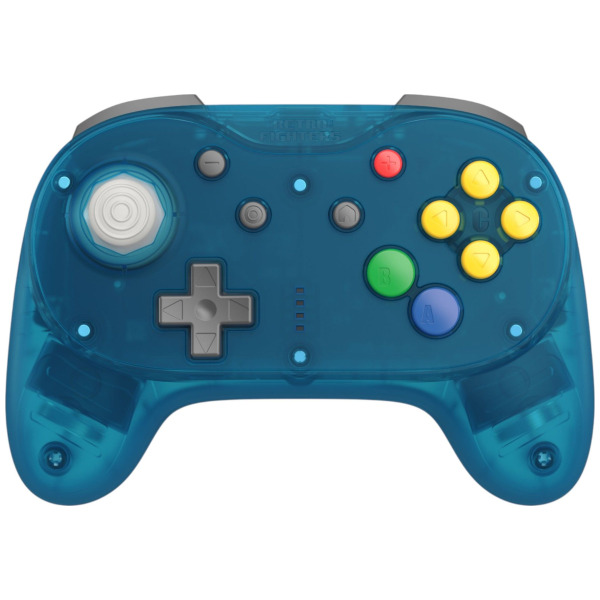 Alternative view of Brawler64 N64 Pro Series Wireless Controller Ice Blue for N64/Switch/Switch 2/PC PREORDER - ESTIMATED SHIP DATE JUN 30 2026