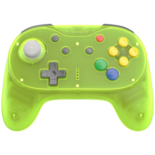Alternative view of Brawler64 N64 Pro Series Wireless Controller Extreme Green N64/Switch/Switch2/PC PREORDER - ESTIMATED SHIP DATE JUN 30 2026