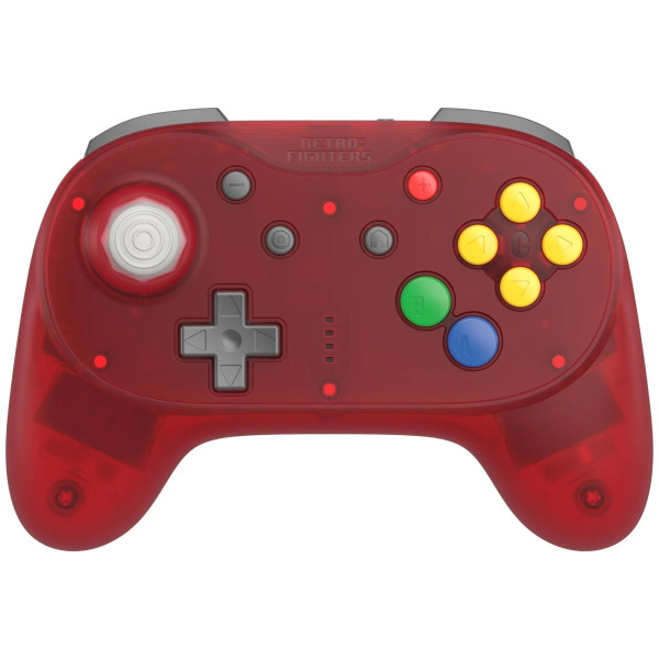 Alternative view of Brawler64 N64 Pro Series Wireless Controller Watermelon Red N64/Switch/SW2/PC PREORDER - ESTIMATED SHIP DATE JUN 30 2026