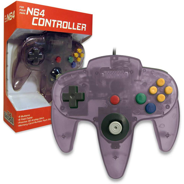 Atomic Purple Wired Controller for N64 - CLEARANCE OPEN BOX - READ DESCRIPTION