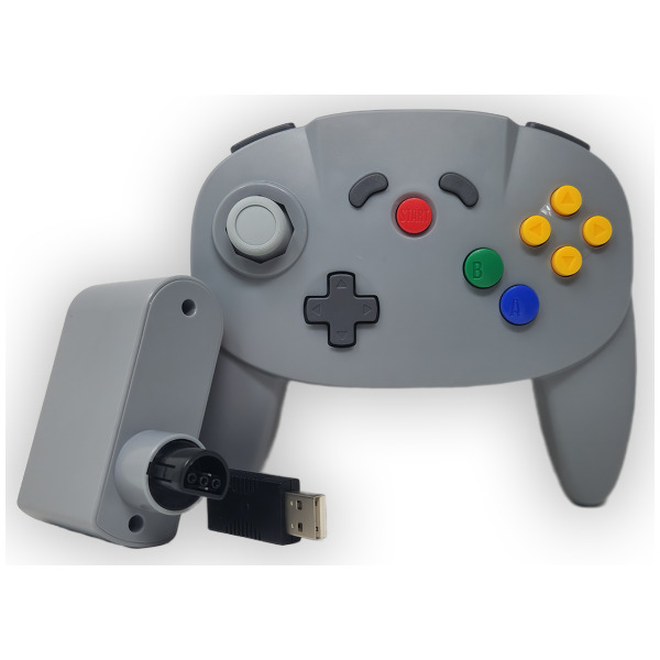 Grey Ultra Wireless Controller for N64 - PNP Games Online Store