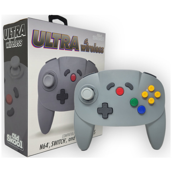 Grey Ultra Wireless Controller for N64 - PNP Games Online Store