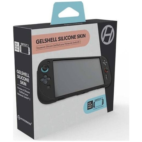 Black "GelShell" Silicone Skin System Cover for Switch 2