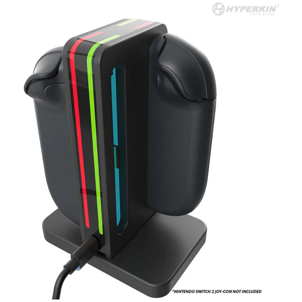 Alternative view of "Power Spire" Charging Dock for Switch 2 JC Controllers