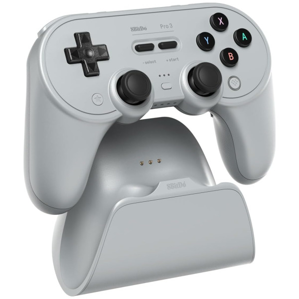 Alternative view of 8BitDo Pro 3 Bluetooth Gamepad Controller Gray Edition for NS2/SW/PC/Mobile