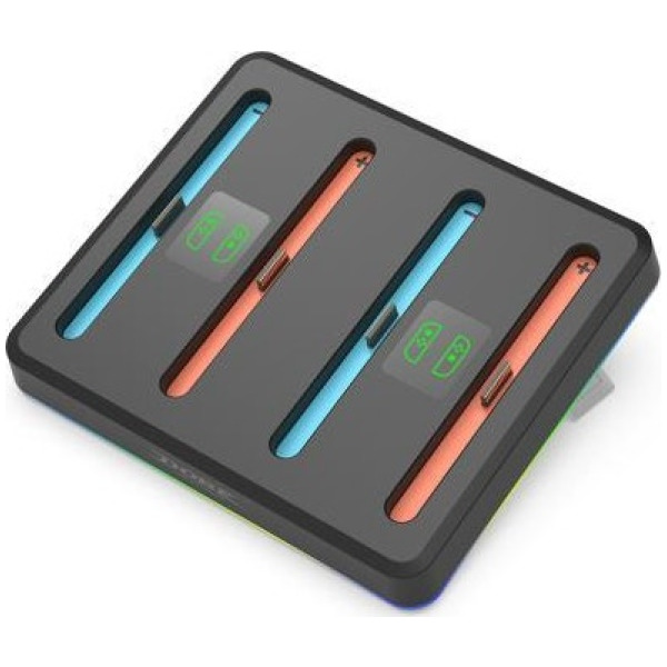 Alternative view of 4-Port Flat Charging Dock for Joycon 2 Controllers