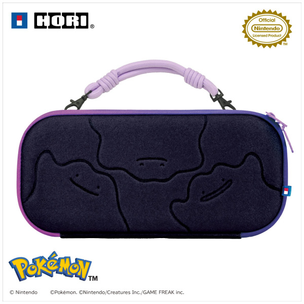 Alternative view of Pokemon Ditto (Metamon) Decoration Nintendo Switch 2 Carrying Case