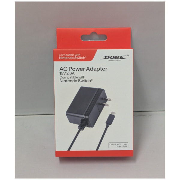 AC Power Adapter 15V 2.4A for Nintendo Switch
