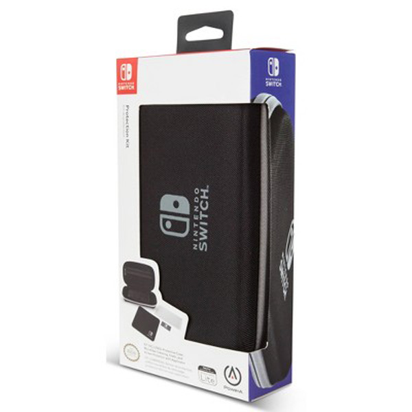 Nintendo Switch Lite Black Protection Kit Carrying Case [Power A