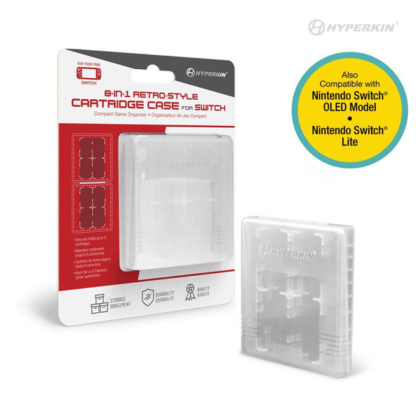 8-In-1 Retro-Style Cartridge 8 Nswitch Game Holder Case