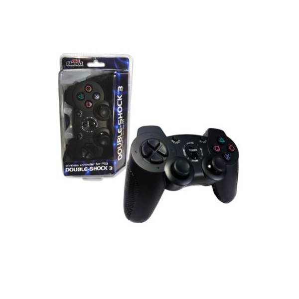 Black Double-Shock 3 Wireless PS3 Controller [Old Skool] - CLEARANCE OPEN BOX - READ DESCRIPTION