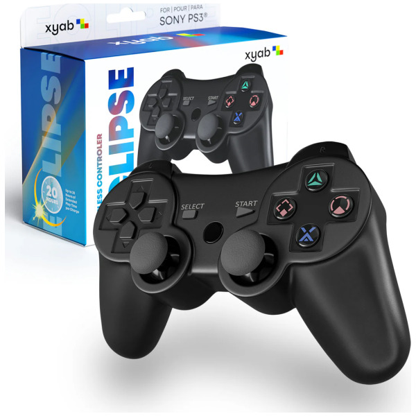 Alternative view of Black ECLIPSE Wireless Controller for PS3 - CLEARANCE OPEN BOX - READ DESCRIPTION