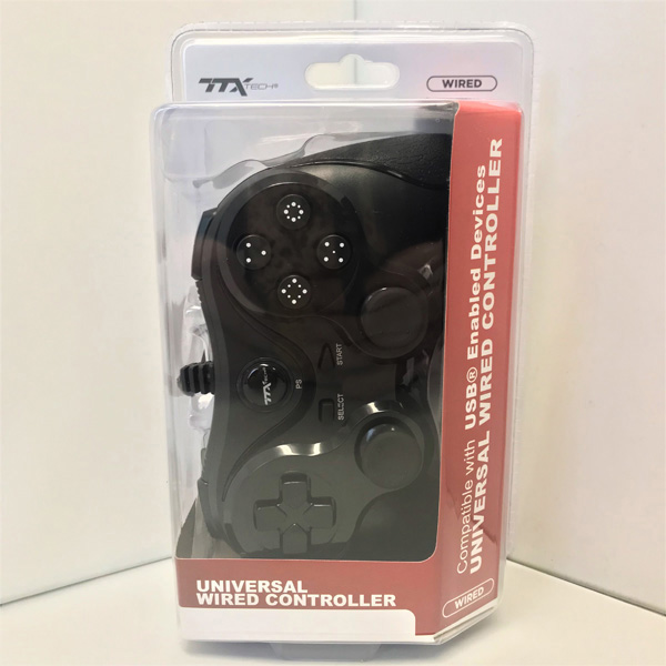 Black USB Wired Controller for P3/PC