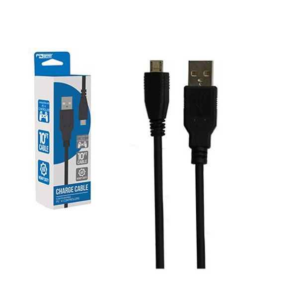 10 Ft USB Controller Charge Cable for P4