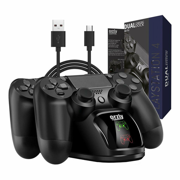 Dual Controller Black Charge Dock for P4