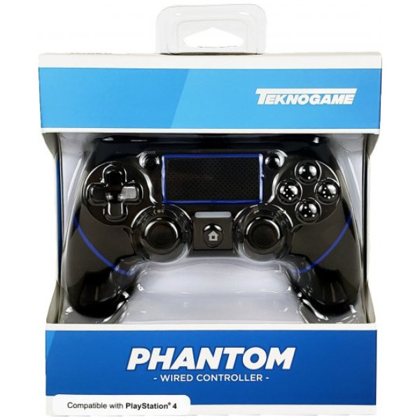 Black Phantom Wired Controller for P4