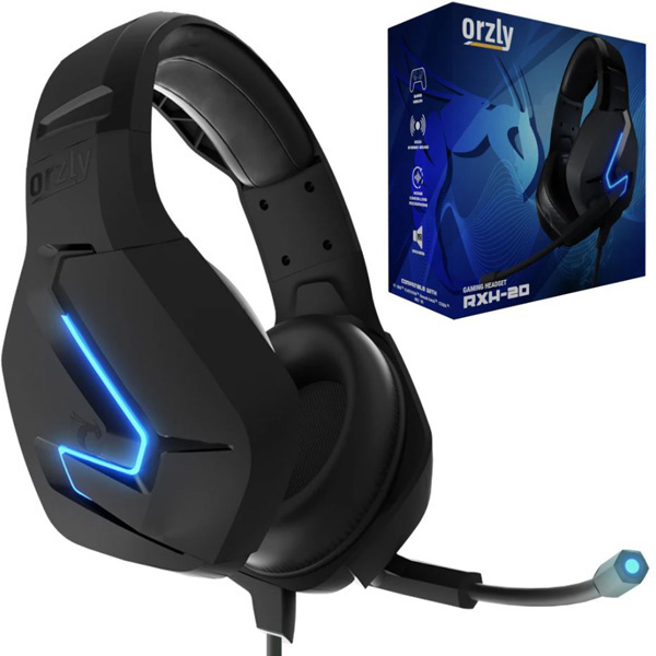 Hornet Rxh-20 Black Abyss Universal Stereo Gaming Headset [Orzly] - CLEARANCE OPEN BOX - READ DESCRIPTION