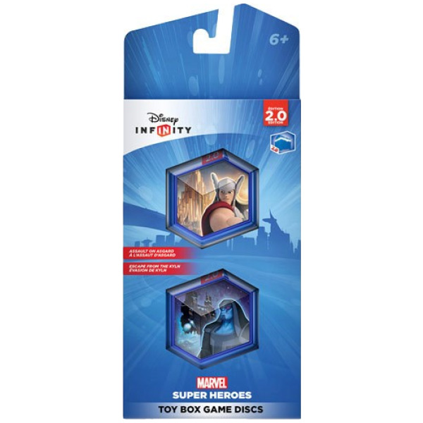 Disney Infinity Mavel Super Heroes Toy Box Game Discs 2 Pack[Disney Interactive]