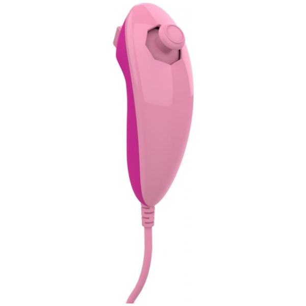 Pink Wired Nunchuk Controller for Wii/Wii U
