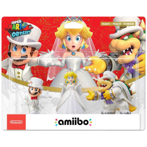 Wedding Mario, Peach Bowser Pack Super Mario Series amiibo