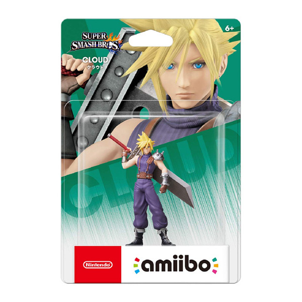 Cloud Final Fantasy Player Super Smash Bros Series amiibo