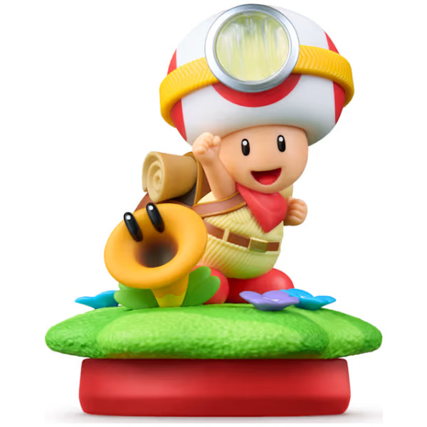 Alternative view of Captain Toad and Talking Flower - Super Mario Bros Wonder Series - amiibo PREORDER - ESTIMATED SHIP DATE MAR 26 2026