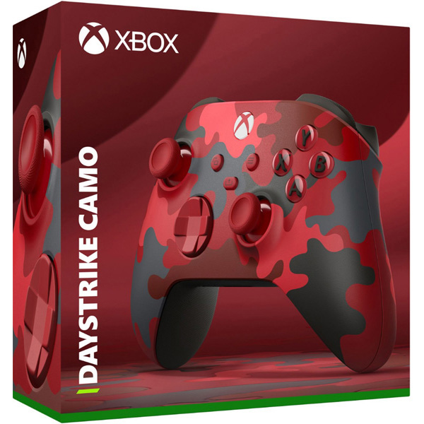 Xbox Series S X Daystrike Camo Red Black Wireless Controller [Microsoft]