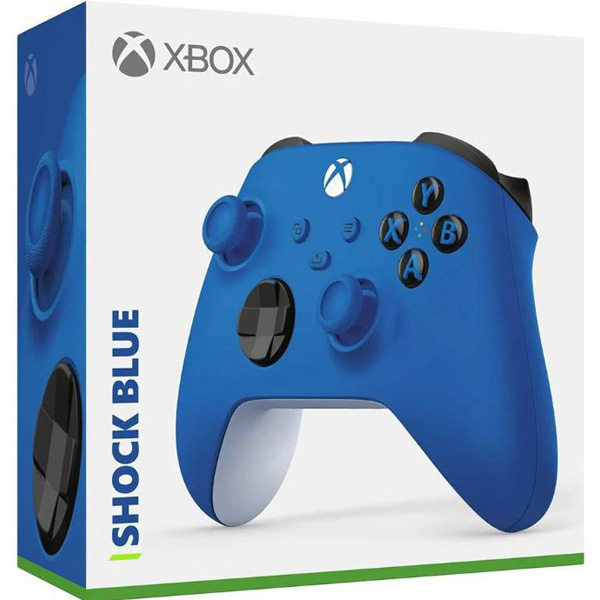 Xbox Series S X Shock Blue Wireless Controller (2023 Box) [Microsoft]