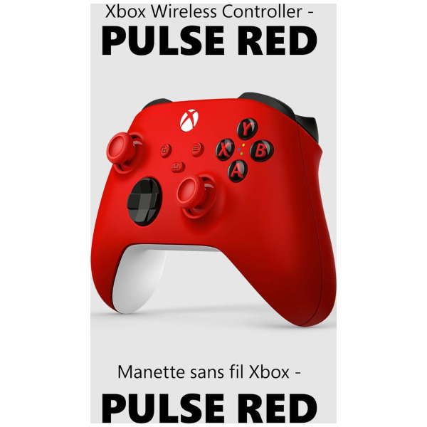 Alternative view of Xbox Series S X Pulse Red Wireless Controller (2026 Box) [Microsoft]